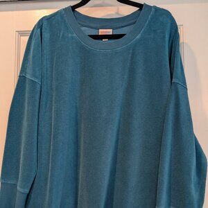Perfect Teal LuLaRoe Hannah Like New!